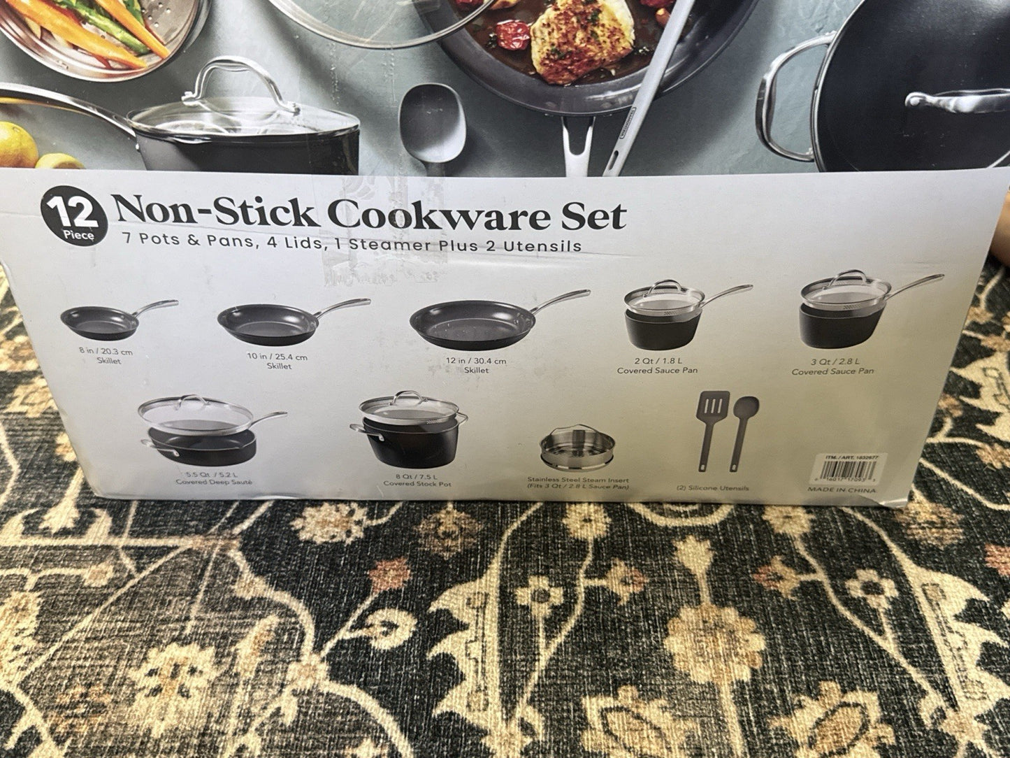 Tramontina 12-Piece Non-Stick Cookware Set – Open Box, Brand New Condition