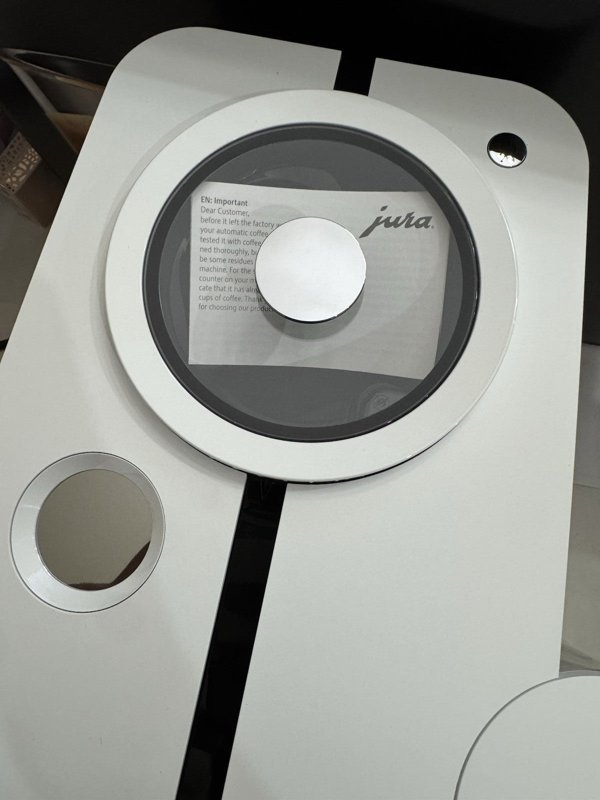 Jura ENA 8 Automatic Coffee Machine with 3D Brewing Technology Nordic White