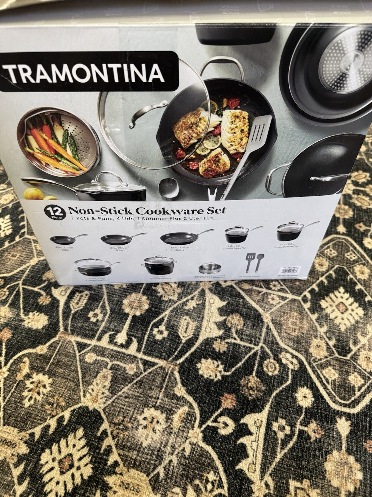 Tramontina 12-Piece Non-Stick Cookware Set – Open Box, Brand New Condition