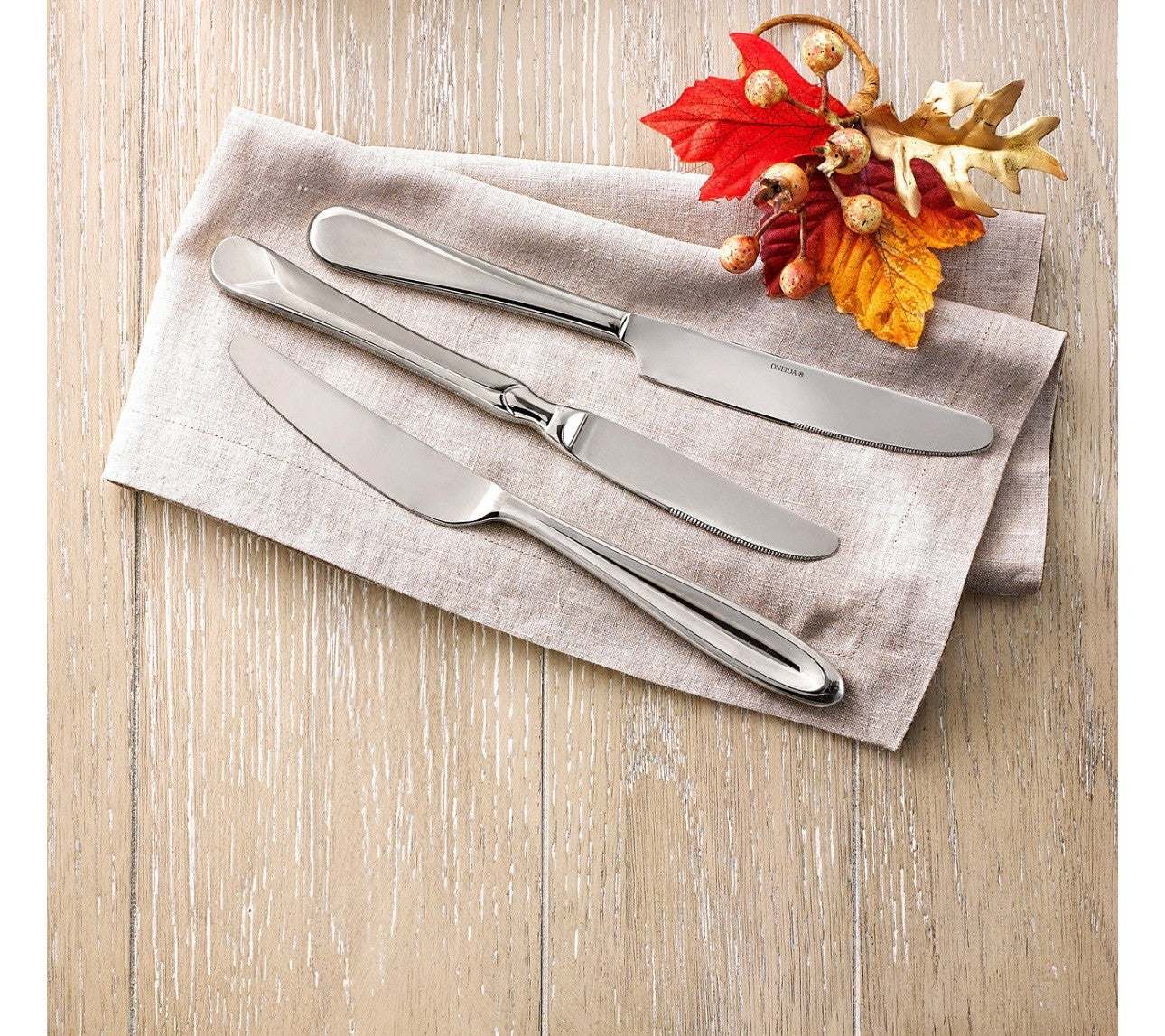 Lenox 65-Piece Stainless Steel Flatware Set Service for 12