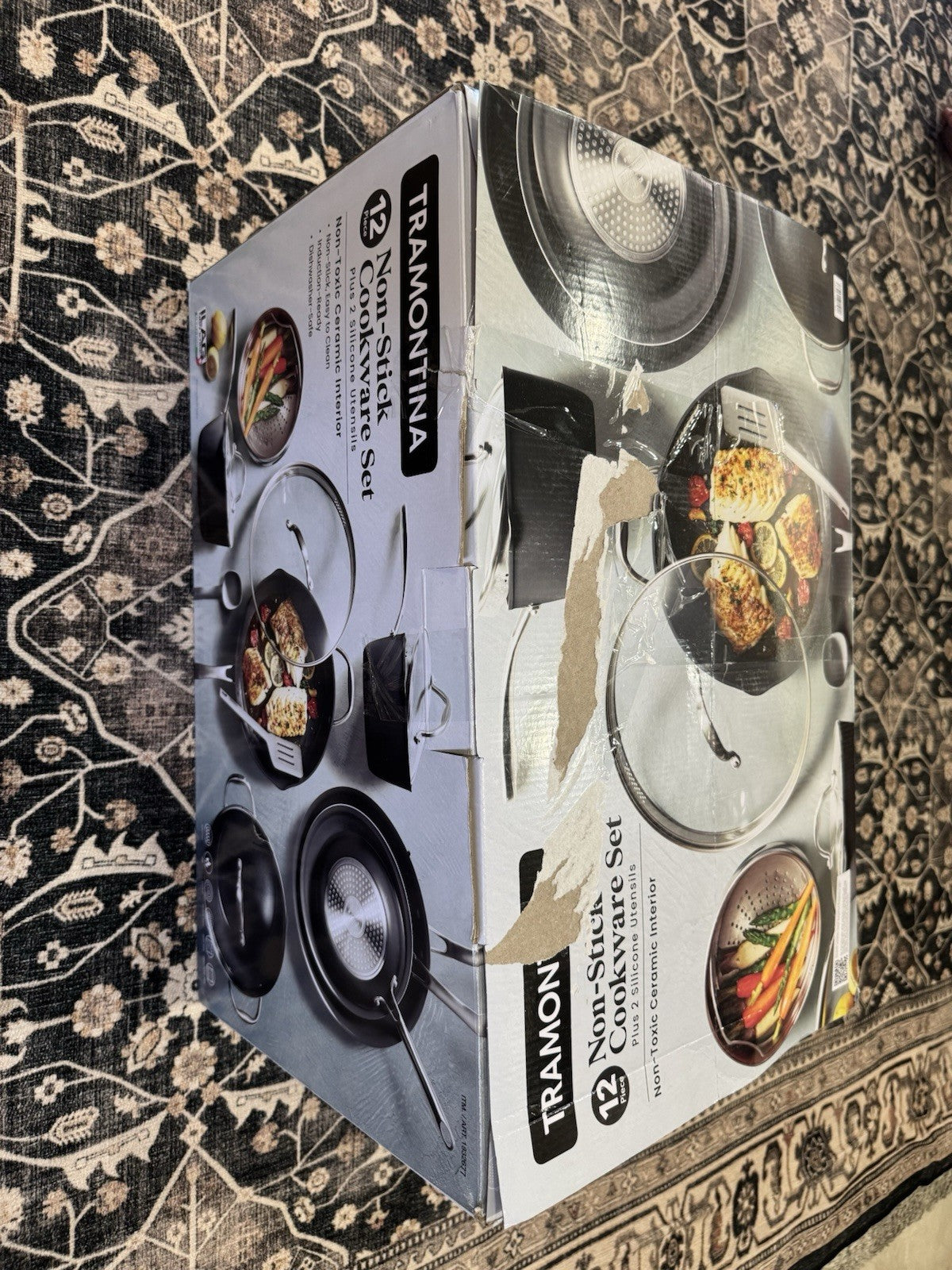 Tramontina 12-Piece Non-Stick Cookware Set – Open Box, Brand New Condition