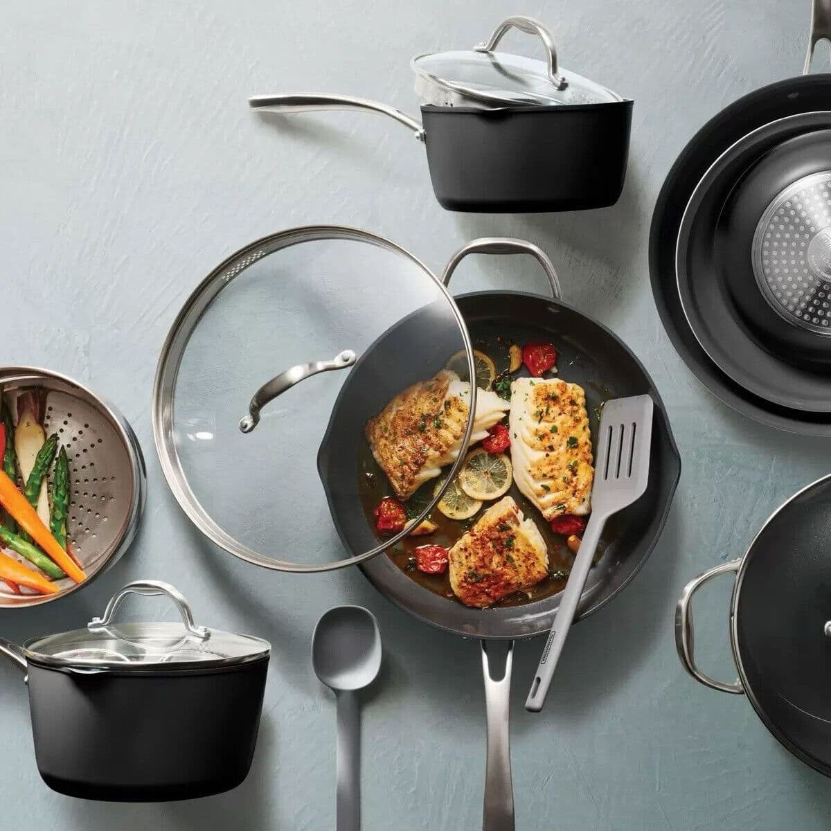 Tramontina 12-Piece Non-Stick Cookware Set – Open Box, Brand New Condition