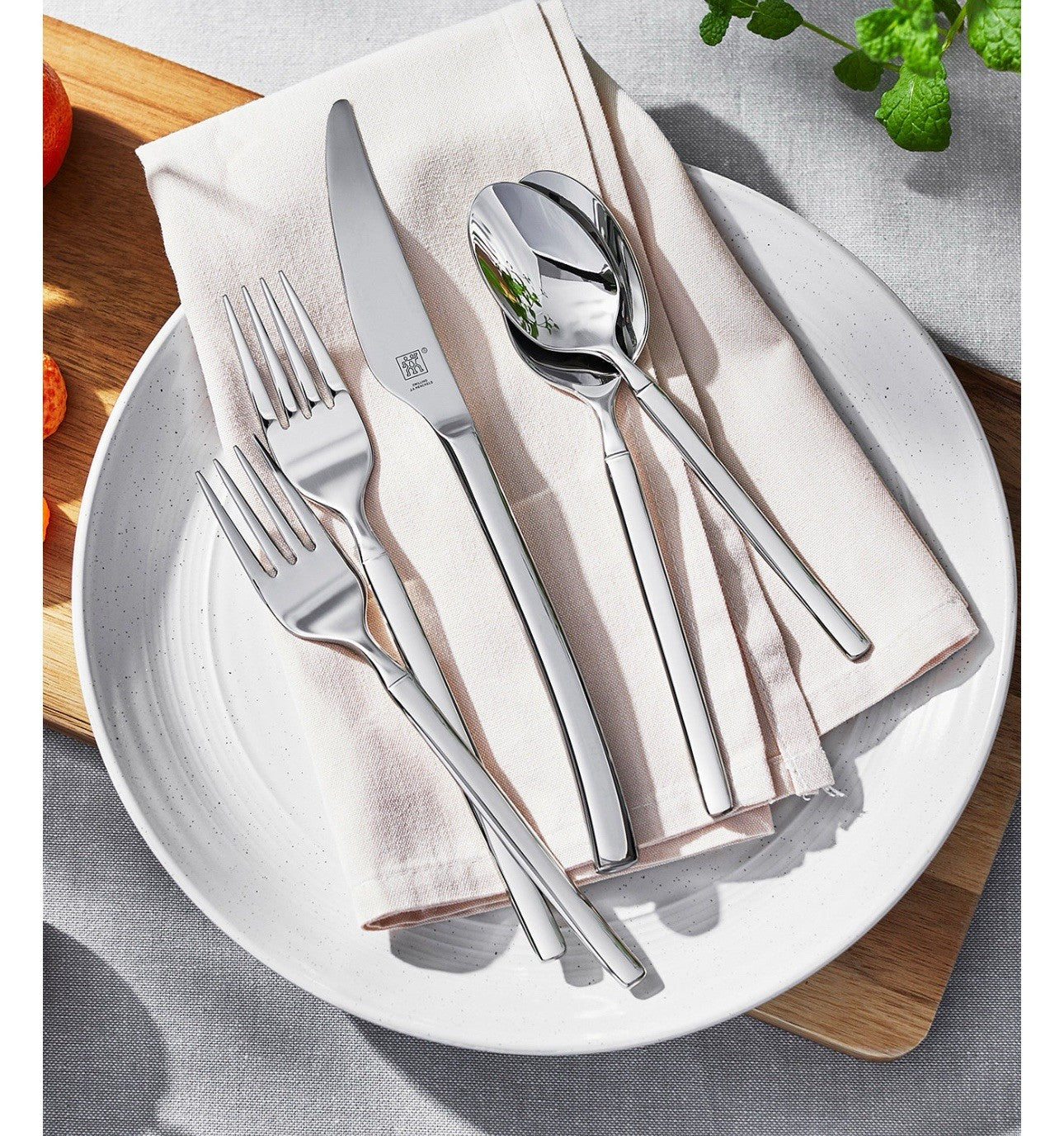 ZWILLING J.A. Henckels King 45-Piece 18/10 Stainless Steel Flatware Set NEW