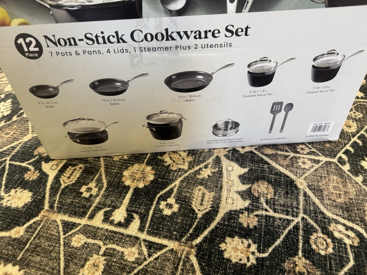 Tramontina 12-Piece Non-Stick Cookware Set – Open Box, Brand New Condition