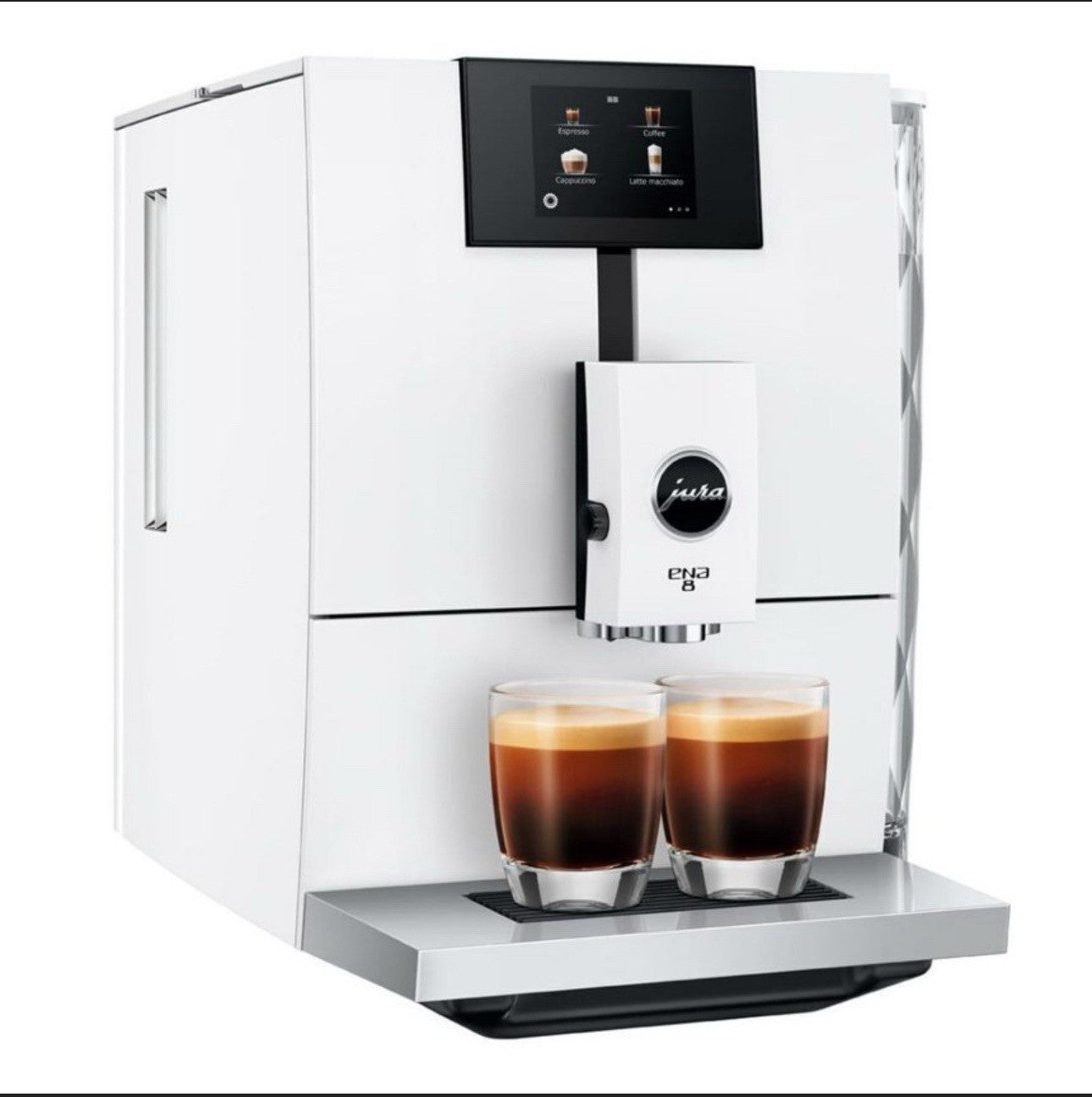 Jura ENA 8 Automatic Coffee Machine with 3D Brewing Technology Nordic White