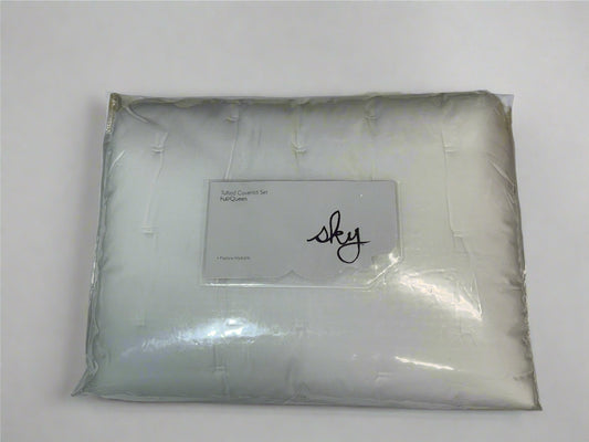 Sky Queen Coverlet Set White