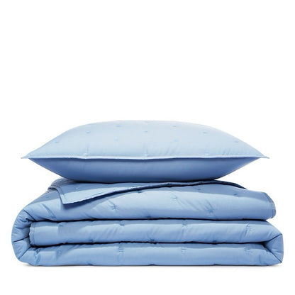Sky Core Coverlet Set Full/Queen 3-Piece 100% Cotton Machine Washable