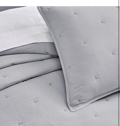 Sky Twin Tufted Quilted Coverlet and Sham Set - Exclusive