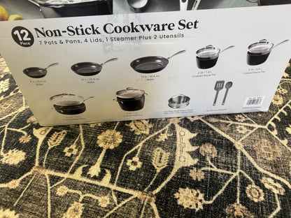 Tramontina 12-Piece Non-Stick Cookware Set – Open Box, Brand New Condition