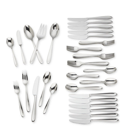 Lenox 65-Piece Stainless Steel Flatware Set Service for 12